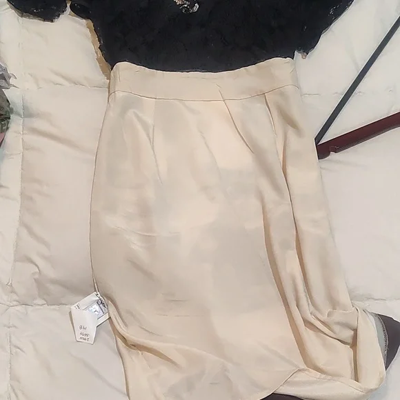 Dolce & Gabbana Italian Luxury Renaissance lace and satin dress sz 34 XS/ 0 - Picture 6 of 9